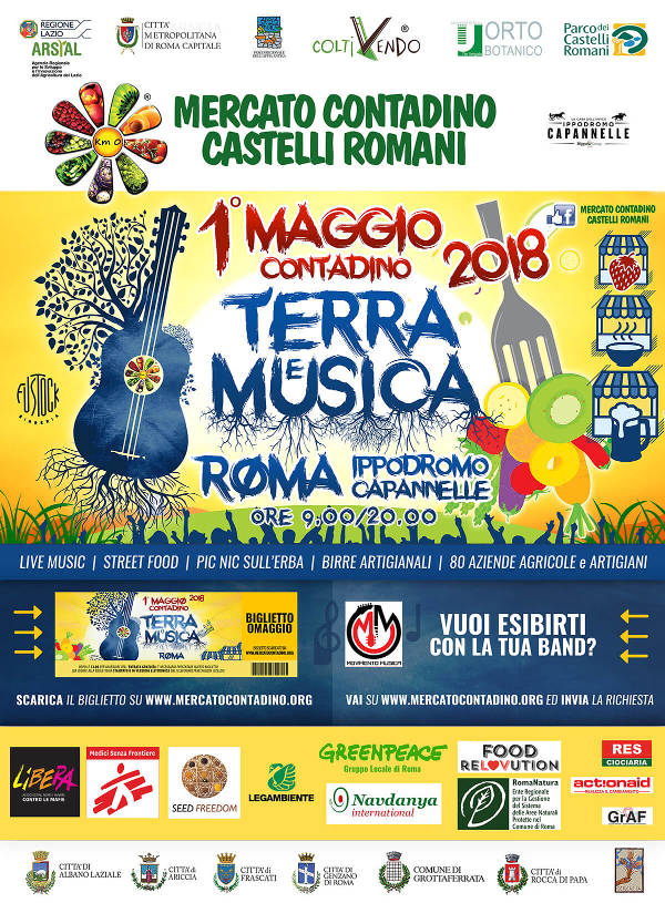 Terra e musica – festa del 1 maggio contadino a Roma